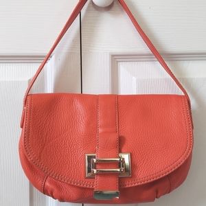 Liz Claiborne, salmon colored, shoulder purse